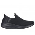 حذاء سكيتشرز سليب انس: ألترا فليكس 3.0 كوزي للنساء لون أسود ونعل أبيض- Skechers Women's Slip-ins: Ultra Flex 3.0 - Cozy Streak Shoes