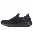 حذاء سكيتشرز سليب انس: ألترا فليكس 3.0 كوزي للنساء لون أسود ونعل أبيض- Skechers Women's Slip-ins: Ultra Flex 3.0 - Cozy Streak Shoes