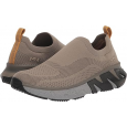 Skechers Men's Mark Nason: Ziggy-Hesh Slip-on Shoes- حذاء سكيتشرز مارك ناسون: زيغي هيش سليب أون للرجال لون بيج ونعل رمادي