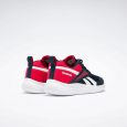 حذاء ريبوك رش راننر 5 للأطفال لون أسود وأحمر ونعل أبيض-Reebok Kids' Rush Runner 5 Sneakers