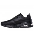 حذاء سكيتشرز تريس اير أونو للرجال لون أسود ونعل أسود- Skechers Men's Tres-Air Uno - Revolution-Airy Shoes