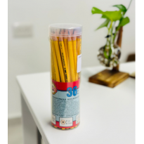 علبة أقلام رصاص مُكونة من 36 قلم رصاص لون أصفر