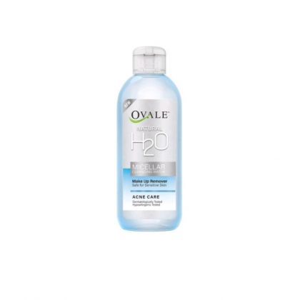 OVALE NATURAL H20 MICELLAR WATER Acne Care 100ML - ماء ميسيلارH2O أوفال ناتشورال للعناية بحب الشباب 100 مل