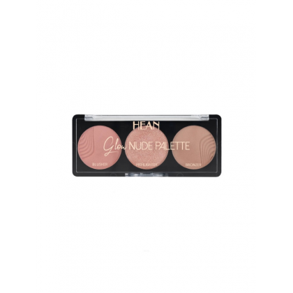 بالت هايلايت و برونزر وبلشر باودر-درجه 1dayglow-Hean Glow Nude Day Glow contouring palette 9 g