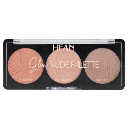 بالت هايلايت و برونزر وبلشر باودر-درجه 2sunglow-Hean Glow Nude Day Glow contouring palette 9 g