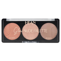 بالت هايلايت و برونزر وبلشر باودر-درجه 2sunglow-Hean Glow Nude Day Glow contouring palette 9 g