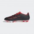 حذاء اديداس بريداتور كلوب فليكسابل جراوند للرجال لون أسود وأحمر-adidas Mens' Predator Club Flexible Ground Football Boots - Black