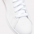 حذاء ريبوك كورت كلين للجنسين لون أبيض وبرتقالي ونعل أبيض - Reebok Unisex' Court Clean Shoes