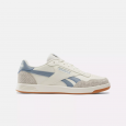 حذاء ريبوك كورت أدفانس للجنسين لون بيج وأزرق ونعل أبيض - Reebok Unisex' Court Advance Shoes