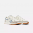 حذاء ريبوك كورت أدفانس للجنسين لون بيج وأزرق ونعل أبيض - Reebok Unisex' Court Advance Shoes