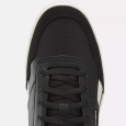 حذاء ريبوك كورت أدفانس للجنسين لون أسود ونعل أبيض - Reebok Unisex' Court Advance Shoes