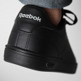 حذاء ريبوك كورت كلين للجنسين لون أسود ونعل أسود - Reebok Unisex' Court Clean Shoes