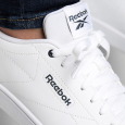 حذاء ريبوك كورت كلين للجنسين لون أبيض وكحلي ونعل أبيض - Reebok Unisex' Court Clean Shoes