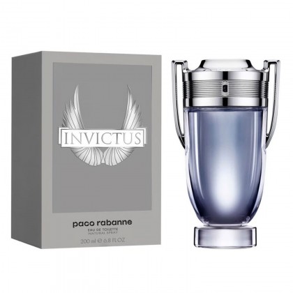 Paco Rabanne Invictus EDT Spray for Men 200ml -عطر انفيكتوس من باكو رابان او دي تواليت للرجال 200 مل