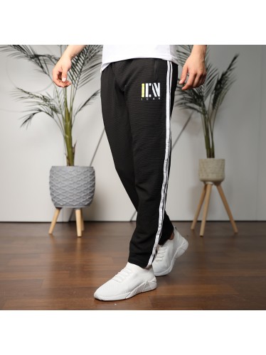 ICAN WELL BEING TRAINING بنطلون شبابي رجالي صيفي اسود