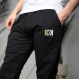 ICAN ESSENTIALS Sport Pant بنطلون شبابي سبورت قماش ناعم صيفي أسود