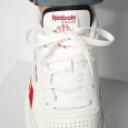 حذاء ريبوك كلوب سي ريفينج للرجال لون طحيني وأحمر ونعل طحيني - Reebok Men"s Club C Revenge Shoes