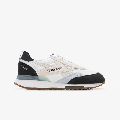 حذاء ريبوك ال اكس 2200 للجنسين لون رمادي وكحلي ونعل أبيض- Reebok Unisex' LX2200 Shoes