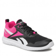 حذاء ريبوك رش راننر 5 للأطفال لون أسود وزهري ونعل أبيض-Reebok Kids' Rush Runner 5 Shoes