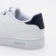 حذاء ريبوك كورت كلين للجنسين لون أبيض وكحلي ونعل أبيض - Reebok Unisex' Court Clean Shoes