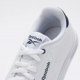 حذاء ريبوك كورت كلين للجنسين لون أبيض وكحلي ونعل أبيض - Reebok Unisex' Court Clean Shoes