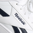 حذاء ريبوك كورت ريترو للجنسين لون أبيض وكحلي ونعل أبيض - Reebok Unisex' Court Retro Shoes