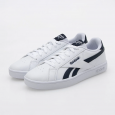 حذاء ريبوك كورت ريترو للجنسين لون أبيض وكحلي ونعل أبيض - Reebok Unisex' Court Retro Shoes