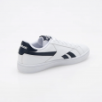 حذاء ريبوك كورت ريترو للجنسين لون أبيض وكحلي ونعل أبيض - Reebok Unisex' Court Retro Shoes