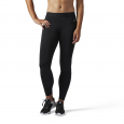 Reebok Womens' Comp Tight Solid- بنطلون ضيق رياضي من ريبوك للنساء لون أسود