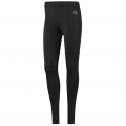 Reebok Womens' Comp Tight Solid- بنطلون ضيق رياضي من ريبوك للنساء لون أسود