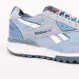 حذاء ريبوك ال اكس 2200 للرجال لون رمادي وأزرق ونعل أبيض - Reebok Mens' LX2200 Casual Shoes