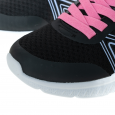 حذاء سكيتشرز مايكروسبيك بلس سويرل سويت للأطفال لون أسود ونعل أبيض- Skechers Kids' Microspec Plus Swirl Sweet Shoes