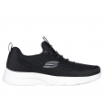 حذاء سكيتشرز ديناميت 2.0- ريال سموث للنساء لون أسود ونعل أبيض- Skechers Women's Dynamight 2.0 - Real Smooth Shoes