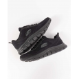 حذاء سكيتشرز تراك- نيو ستابل للنساء لون أسود ونعل أبيض- Skechers Women's Track - New Staple Shoes