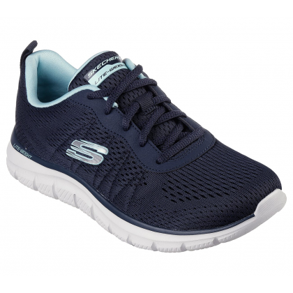 حذاء سكيتشرز تراك- نيو ستابل للنساء لون كحلي ونعل أبيض- Skechers Women's Track - New Staple Shoes