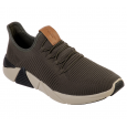 Skechers Men's Mark Nason: A-Line - Axes Shoes- حذاء سكيتشرز مارك ناسون: ايه لاين- اكسيس للرجال لون زيتي ونعل أبيض