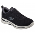 حذاء سكيتشرز جو ووك ارتش فيت- كلينتون للرجال لون أسود وأبيض- Skechers Men's GO WALK Arch Fit - Clinton Shoes