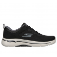 حذاء سكيتشرز جو ووك ارتش فيت- كلينتون للرجال لون أسود وأبيض- Skechers Men's GO WALK Arch Fit - Clinton Shoes