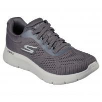 حذاء سكيتشرز جو ووك فليكس- ريمارك للرجال لون رمادي وأبيض- Skechers Men's GOwalk Flex - Remark Shoes