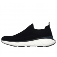 Skechers Men's Mark Nason: Ziggy-Hesh Slip-on Shoes- حذاء سكيتشرز مارك ناسون: زيغي هيش سليب أون للرجال لون أسود ونعل أبيض