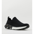 Skechers Men's Mark Nason: Ziggy-Hesh Slip-on Shoes- حذاء سكيتشرز مارك ناسون: زيغي هيش سليب أون للرجال لون أسود ونعل أبيض