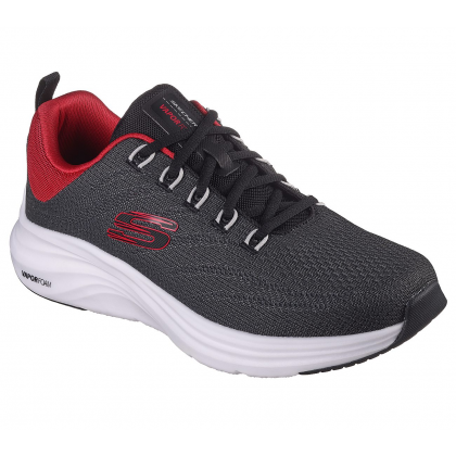 حذاء سكيتشرز فابور فوم- فارين للرجال لون أسود وأحمر ونعل أبيض- Skechers Men's Vapor Foam - Varien Shoes