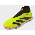 adidas Predator League Laceless Firm Ground Football Shoes - Yellow -حذاء اديداس بريداتور ليجو ليسلس فيرم جراوند للرجال لون أصفر