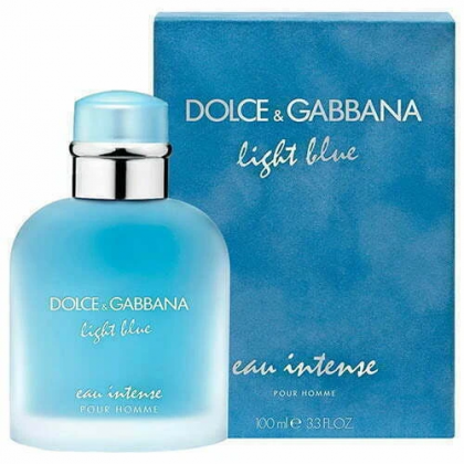 Dolce & Gabbana Light Blue Eau Intense EDP for Men  -عطر دولتشي غابانا لايت بلو ايو انتنس للرجال بارفيوم 100مل