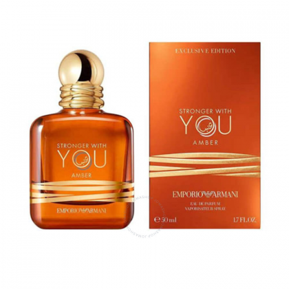 Stronger With You Amber EDP by EMPORIO ARMANI for Unisex 100ml - عطر سترونجر وذ يو عنبر من امبريو ارماني او دو بارفيوم للجنسين 100 مل