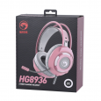 سماعات رأس سلكية من مارفو لون زهري - Marvo Gaming Headphones HG8936 PINK