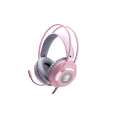 سماعات رأس سلكية من مارفو لون زهري - Marvo Gaming Headphones HG8936 PINK