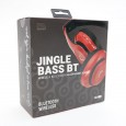 سماعة رأس لاسلكية من 9 برو لون أحمر - Jingle Bass BT By 9PRO Red