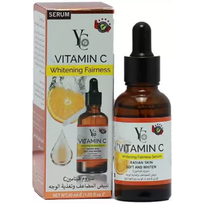 سيروم فيتامين سي لتبييض مضاعف وتغذية للوجه من واي سي حجم 30 مل- Yc Vitamin C Whitening Fairness Serum