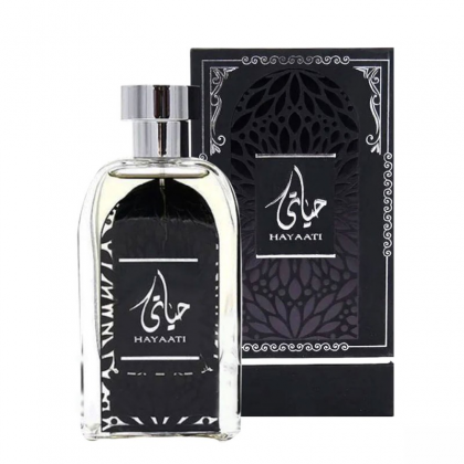 عطر حياتي أسود من أرض الزعفران للرجال حجم 100 مل - Hayaati EDP By Ard Al Zaafaran For Men 100ML